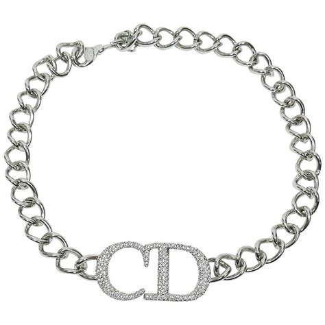 dior jewelry silver|christian Dior necklace for sale.